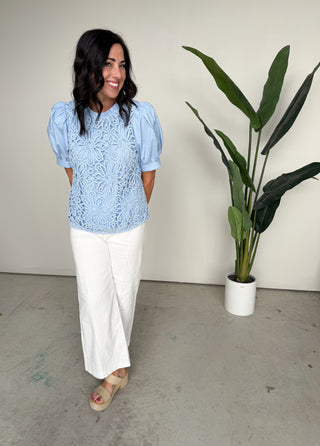 The Nanci Crochet Top