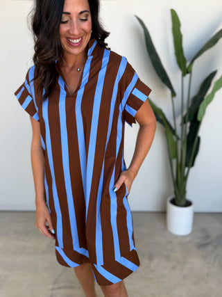 The Agnes Dress (Blue)