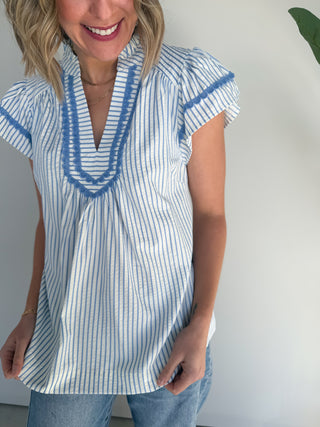 The Desire Scallop Top