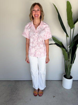 The Rosemary Button Top