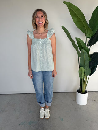 The Renfro Gingham Top