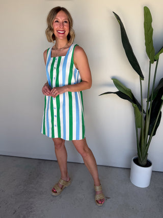 The Miramar Striped Dress