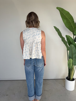 The Arabella Pleated Top
