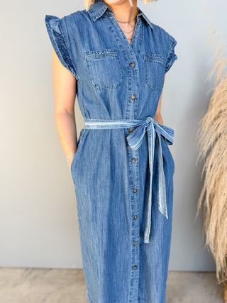 The Acadia Denim Dress