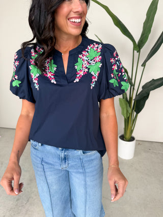 The Bozeman Embroidered Top
