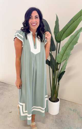 The Arbor Linen Dress