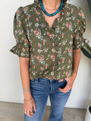 The Reverence Top (Olive)