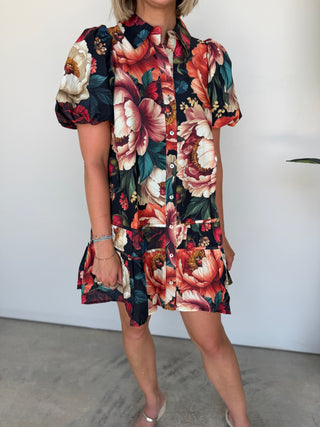 The Paris Floral Dress