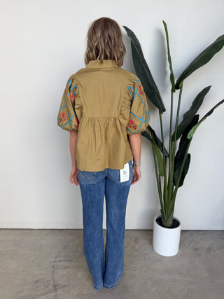 The Kayla Top (Mustard)