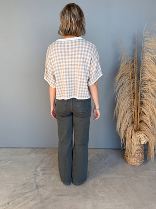 The Holloway Gingham Sweater
