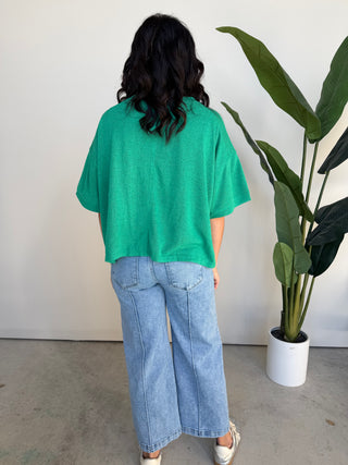 The Marge Button Knit Top