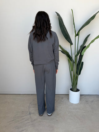 The Hudson Ribbed Pants (Ash)