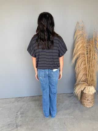 The Marnie Top (Charcoal)