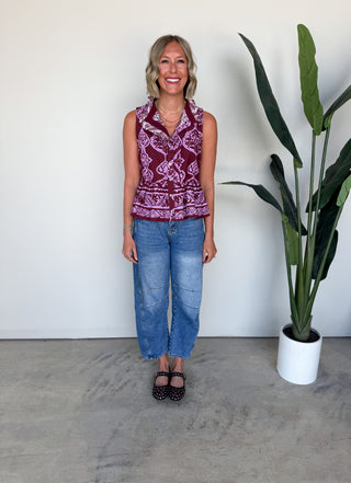 The Tess Peplum Top