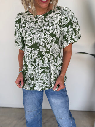 The Lynn Floral Top