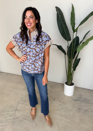 The Greta Floral Top