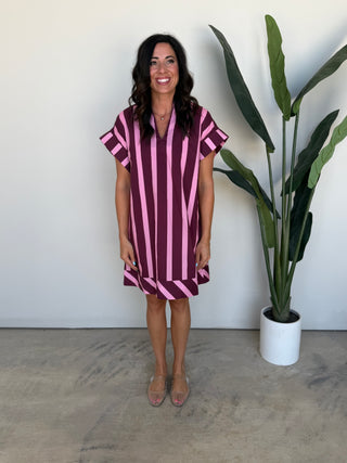 The Agnes Dress (Plum)