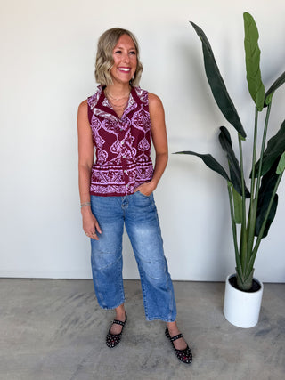 The Tess Peplum Top