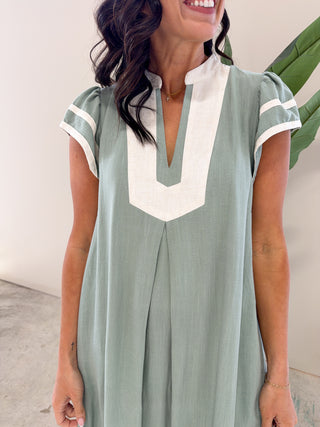 The Arbor Linen Dress