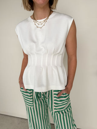 The Jianna Pleated Top