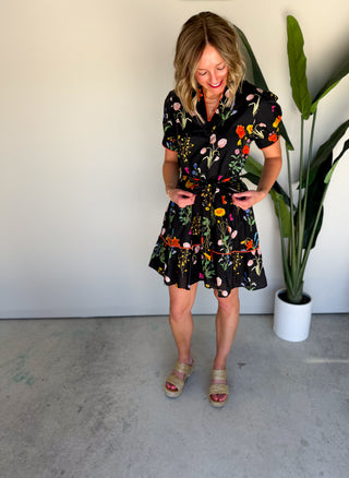 The Hyacinth Scalloped Dress