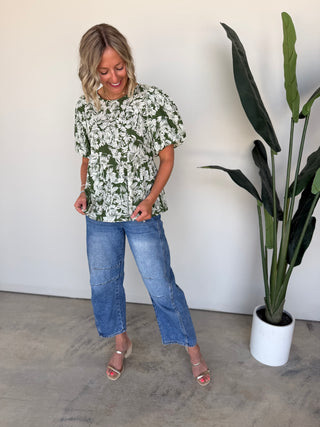 The Lynn Floral Top