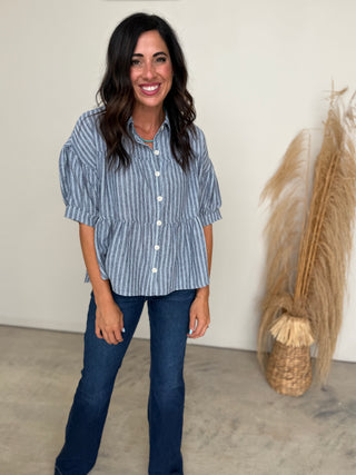 The Linnea Button Top