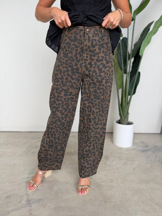 The Blair Leopard Denim