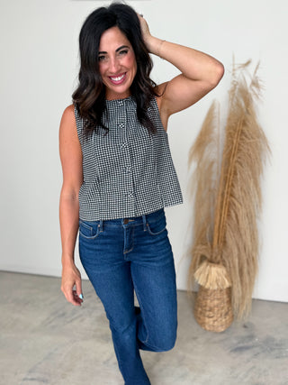 The Willa Gingham Vest