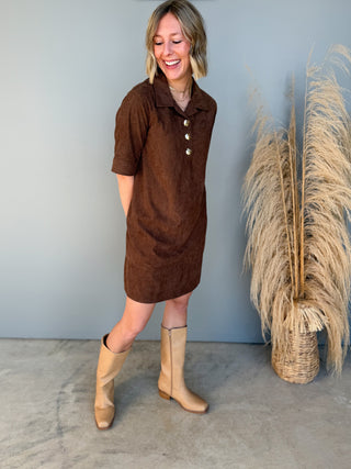 The Gemma Dress (Mocha)