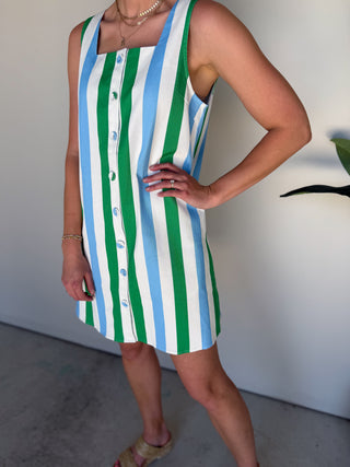 The Miramar Striped Dress