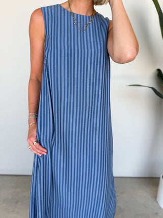 The Teller Striped Maxi (Blue)