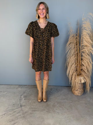 The Danica Leopard Dress