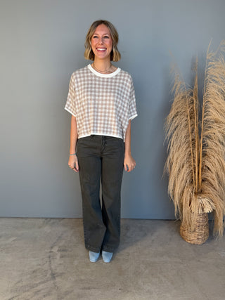 The Holloway Gingham Sweater
