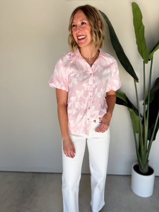 The Rosemary Button Top