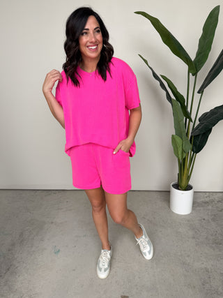 The Sutton Ribbed Set (Pink)