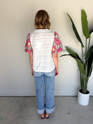 The Celosia Texture Top