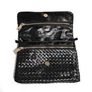 Wrenlee Woven Flap Crossbody