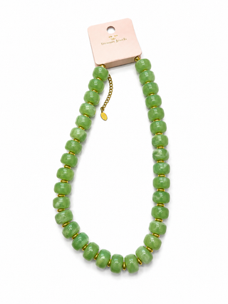 Treasure Jewels Lime Necklace