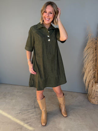 The Gemma Dress (Forest)