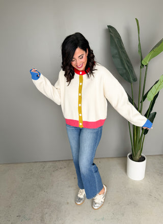 The Jersey Button Sweater