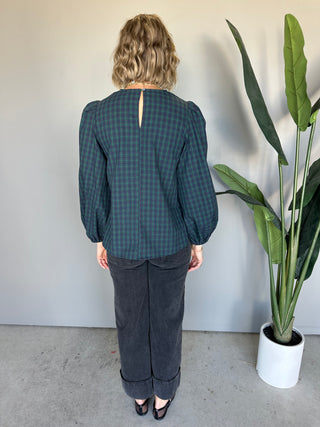 The Estella Plaid Top
