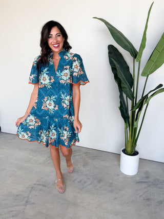 The Zania Eyelet Dress