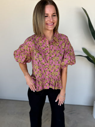 The Bernice Floral Top