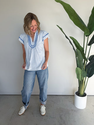 The Desire Scallop Top