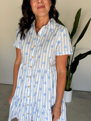 The London Button Dress