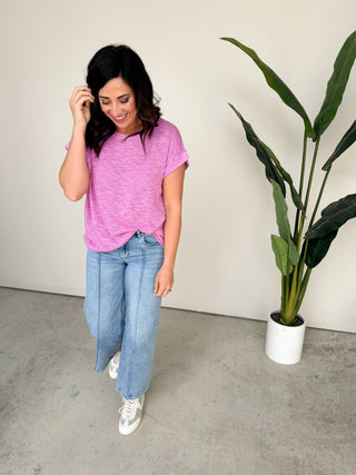 The Miller Knit Top (Purple)
