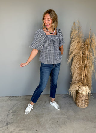 The Florivel Gingham Top