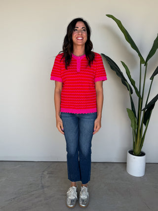The Jovie Scalloped Sweater