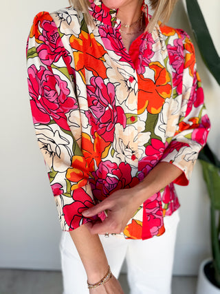The Melbourne Floral Top
